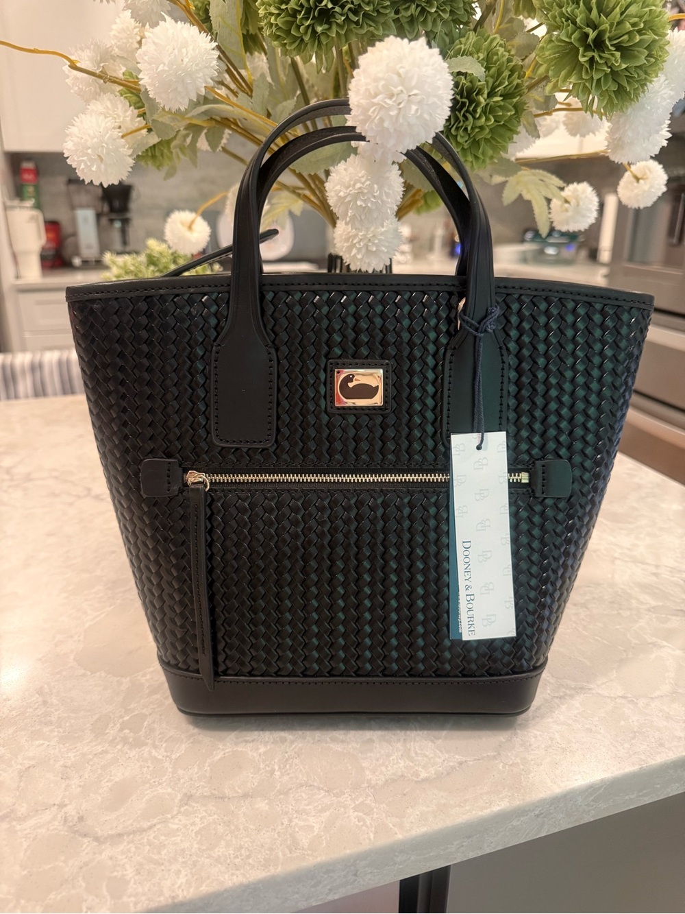 Dooney and BOURKE Camden small woven convertible tote - Picture 2 of 8
